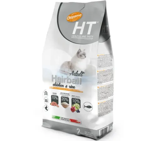 Cennamo HT Adult Cat Hairball (Курица, рис), 2 кг