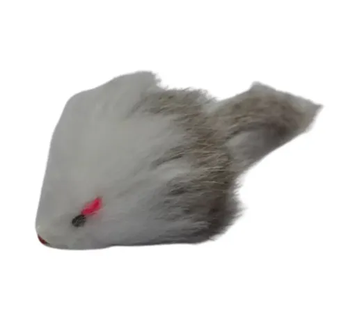 Ekia Игрушка для кошек Мышка (мех), 6,5х13 см