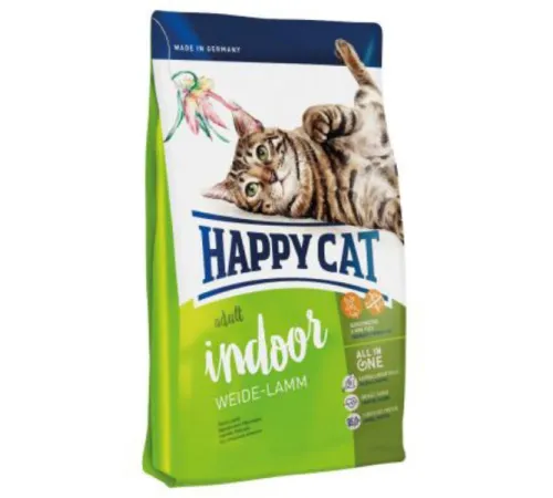 Happy Cat Adult Indoor (Пастбищный ягненок) 1,4 кг