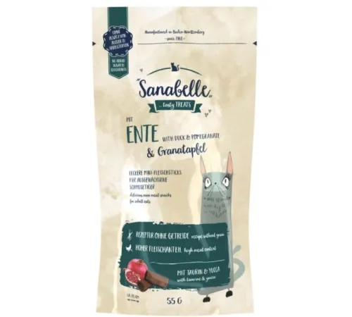 Bosch Sanabelle Cat Sticks Duck Pomegranate, 55 г