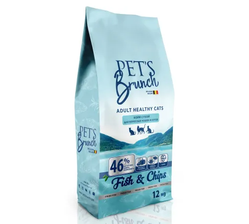 Pet's Brunch Adult Healthy Cats (Рыба), 12 кг