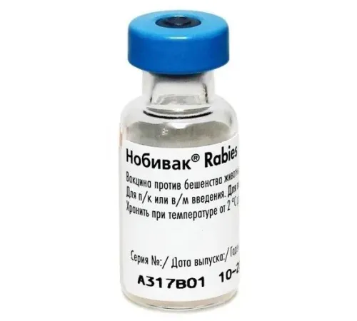 MSD Animal Health Нобивак Rabies, 10 доз (1 флакон)