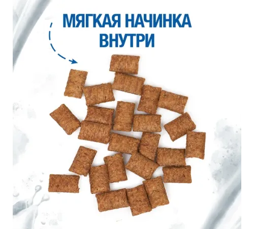 Monge Gift Kitten Хрустящие подушечки с начинкой с форелью и молоком, 60 г