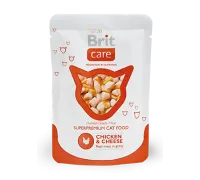 Brit Care Cat Chicken & Cheese Pouch 80 г