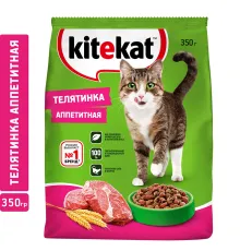 Kitekat для взрослых кошек (Телятинка аппетитная), 350 г