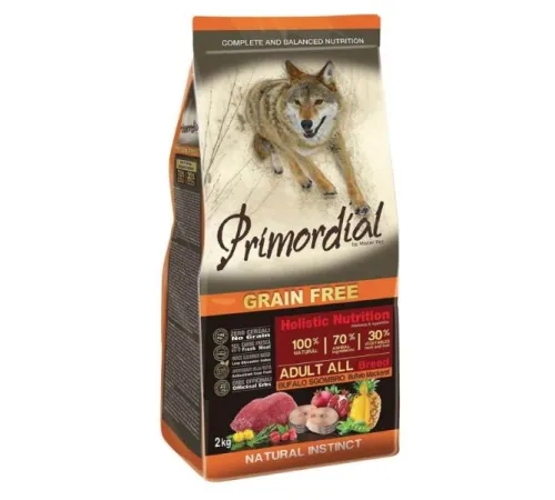 Primordial Dog Adult (Буйвол, скумбрия), 12 кг