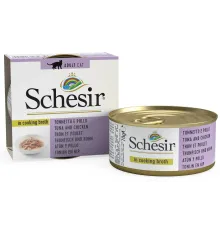 Schesir Tuna Chicken (Тунец, курица в бульоне), 70 г