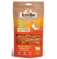AlpenHof Медальоны из филе утки для мелких собак и щенков, 50 г