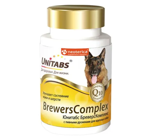 Neoterica Unitabs BrewersComplex для кожи и шерсти, 200 таб