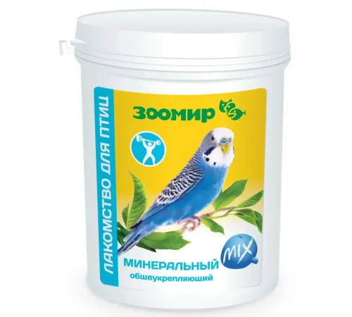 Зоомир Минеральный MIX для птиц общеукрепляющий, 600 мл