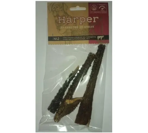 Harper Пластинки средние из говядины (рубец) 30 г