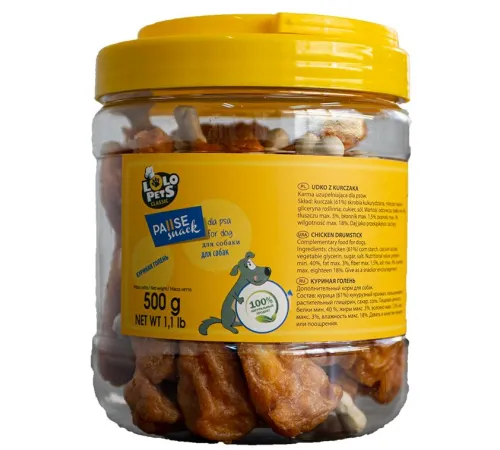 Lolo Pets Куриная голень, 500 г (банка)