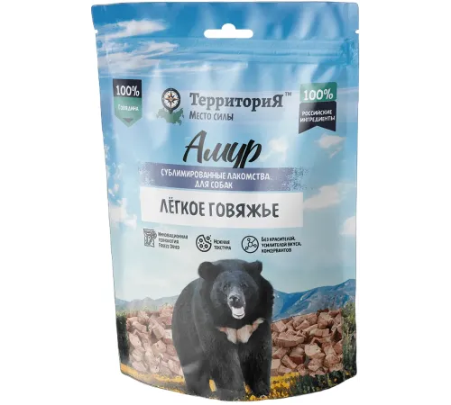ТерриториЯ Амур Легкое говяжье для собак, 30 г