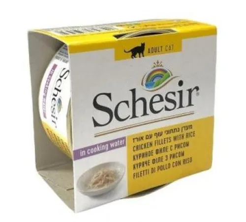 Schesir Cat chicken & rice (Цыпленок, рис) 85 г
