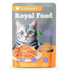 Royal Food Ломтики в желе с курицей для кошек, 75 г