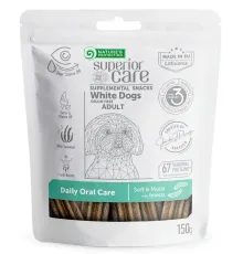 Nature's Protection Superior Care White Dogs Daily Oral Care (Насекомые), 150 г