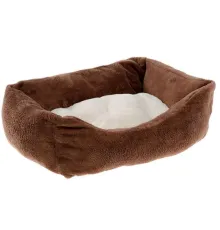 Ferplast Лежанка COCCOLO SOFT, коричневая 60, 66х50х20 см