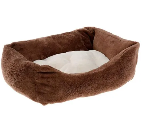 Ferplast Лежанка COCCOLO SOFT, коричневая 60, 66х50х20 см