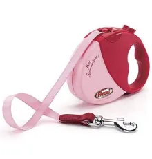 Рулетка Flexi Mini Sammer time XS, лента 3 м, розовый