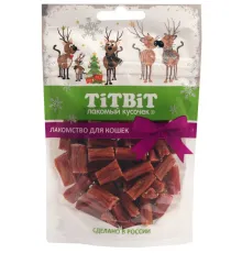 ТИТБИТ Колбаски говяжьи для кошек (Новогодняя коллекция), 60 г