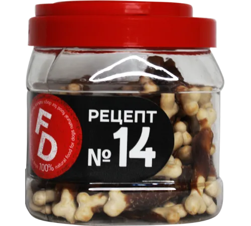 For Dogs Рецепт №14 - Мясо утки на кальциевой косточке, 500 г
