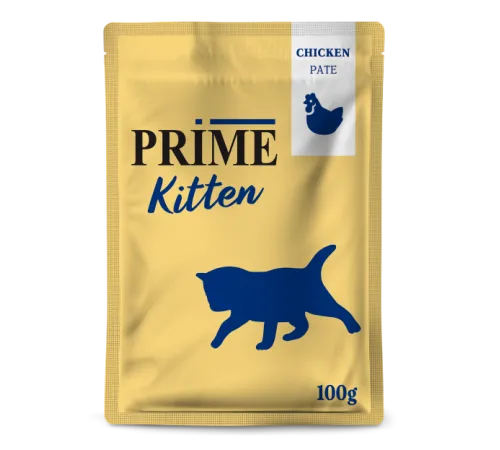 Prime Kitten Пауч (Паштет из курицы), 100 г