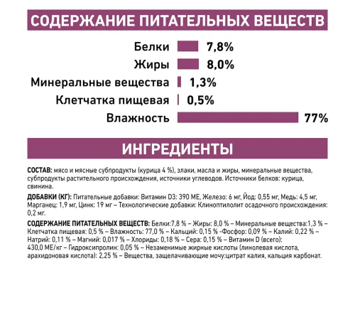 Royal Canin Renal Feline (Курица), 85 г