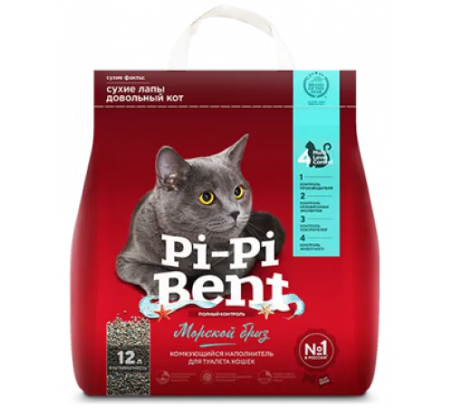 Наполнитель Pi-Pi-Bent Морской бриз 5 кг