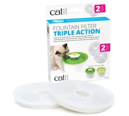 Catit Сменные фонтанные фильтры Triple Action 2 штуки