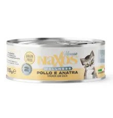 Naxos Wellness Kitten Mousse (Курица и утка), 85 г
