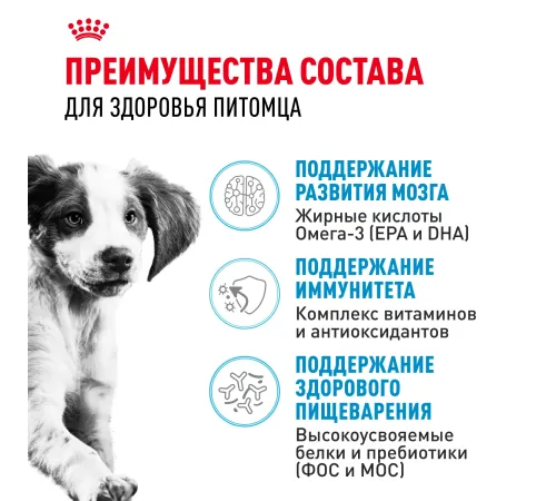 Royal Canin Puppy Medium, 3 кг