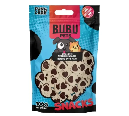 Bubu Pets Сердечки для дрессировки, 100 г