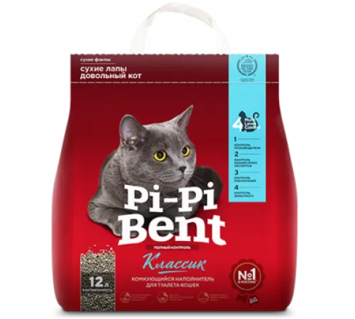 Наполнитель Pi-Pi-Bent Классик, 5 кг (12 л)