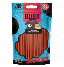 Bubu Pets Палочки из мяса ягненка, мягкие, 100 г