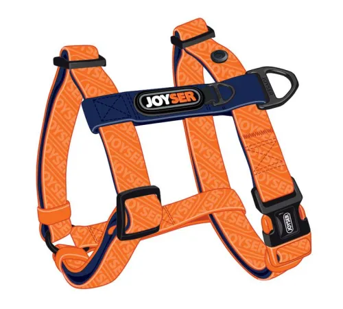 Joyser Шлея Base Step-in Harness, оранжевая, М