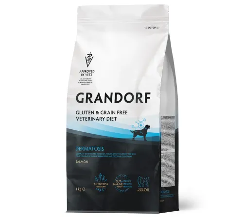 Grandorf Vet Dog Dermatosis (Лосось), 1 кг