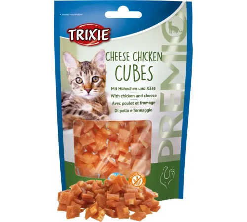 Trixie Premio Куриные кубики с сыром для кошек, 50 г