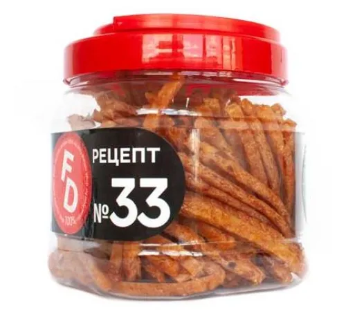 For Dogs Рецепт №33 - Полоски из мяса индейки, 500 г