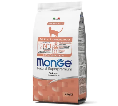 Monge Cat Monoprotein Adult (Лосось), 400 г