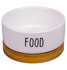 Mr.Kranch Миска керамическая Food 340 мл, белая