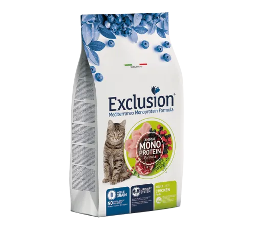 Exclusion Monoprotein Noble Grain Adult Cat (Курица), 12 кг