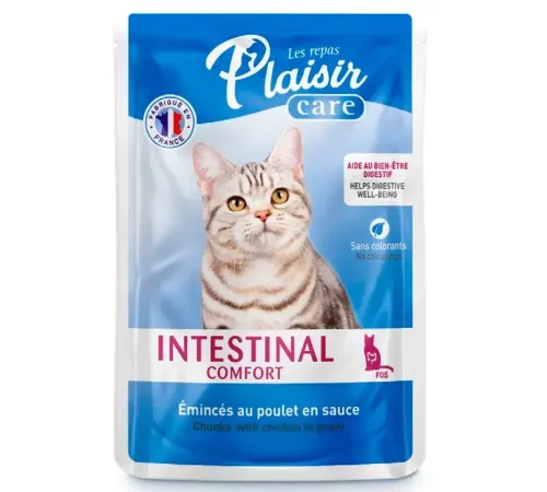 Plaisir Care Intestinal Comfort Кусочки в соусе (Курица), 85 г
