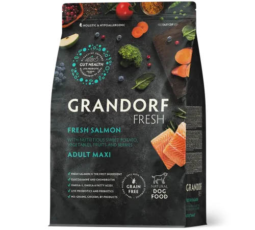 Grandorf Fresh Adult Maxi (Лосось и батат), 3 кг