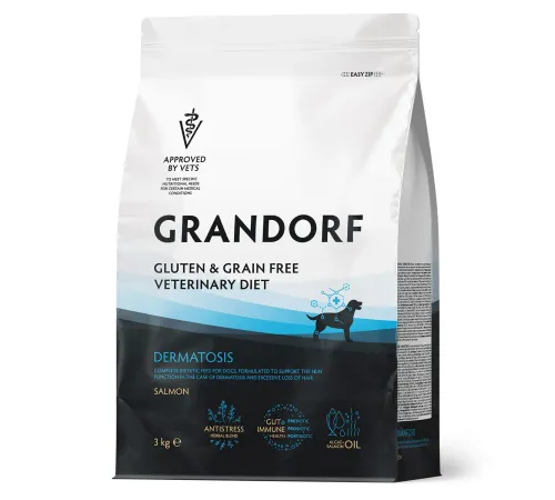 Grandorf Vet Dog Dermatosis (Лосось), 3 кг