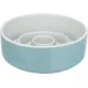 Trixie Миска для животных Slow Feeding, серый/голубой, 0,45л/14см