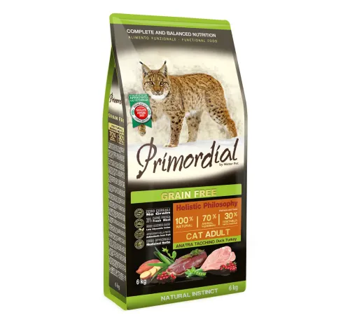 Primordial Cat Adult (Утка и индейка), 6 кг