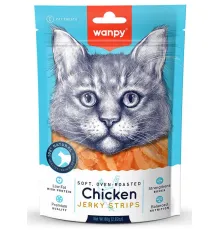 Wanpy Cat Мягкая вяленая соломка из курицы, 80 г