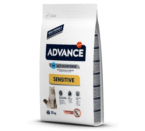 Advance Cat Adult Sensitive (Лосось и рис), 3 кг