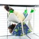 Bambini Pets Гамак подвесной двухуровневый для грызунов и хорьков, 23*23*6 см