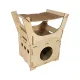 Cat House Домик фанерный Релакс, 27х44х38 см